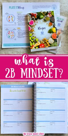 what is 2b mindset? and an open notebook with the title, what is 2b mindset?