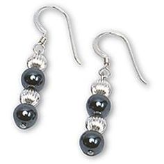 Drop style stainless steel ear wires with smooth hematite and corrugated sterling silver beads. See our matching necklace and Mommy Bracelet. Matching Necklaces, Sterling Silver Bead, Ear Wires, Silver Beads, Sterling Silver Earrings, Silver Earrings, Beading, Drop Earrings, Stainless Steel