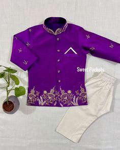 Dhothi Kurtha, Wedding Dress For Boys, Customized Outfits, Kids Sherwani, Boy Kurta, Baby Boy Fashion Clothes, Royal Vibes, Traditional Baby Clothes