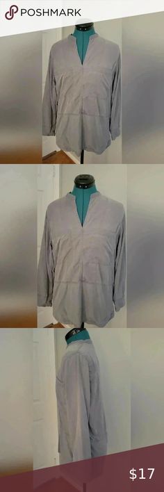 Gap Size Small Tencel Grey Tunic Top