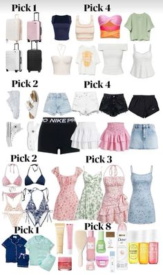 Pack With Me For Hawaii, Choose Your Outfit Aesthetic, Pick Ur Outfit, Pack For Hawaii, Casual Outfits For Teens, Quick Outfits