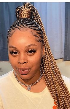 80s Braids Hairstyles, Shuku Hairstyle, Ghana Hairstyles, Colourful Braids, African Braids Hairstyles Pictures, Stylish Naija, Hairstyles Pictures, Protective Hairstyles For Natural Hair