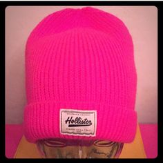 Authentic Hollister Beanie. Hot Pink Ribbed Knit. Cuffed. 100% Acrylic. Hollister Off-White Tab On The Front. Deliberately A Loose Fit Like A Stocking Cap. Brand New. Excellent Condition. No Trades. Also Comes In Shiny Black. See The Separate Listing In My Closet. Hot Pink Beanie, Pink Beanie, Pink Ribbed, Pink Beanies, Stocking Cap, Hollister, Knitted Hats, Ribbed Knit, Hot Pink