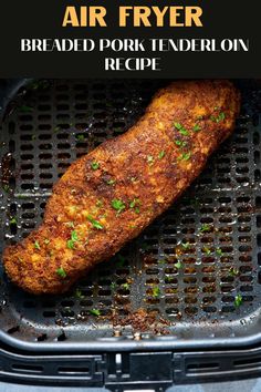 Breaded Pork Tenderloin Breaded Pork Tenderloin Recipes, Tenderloin Air Fryer, Breaded Tenderloin, Deep Fried Chicken Wings Recipe, Air Fryer Pork Tenderloin, Breaded Pork Tenderloin, Deep Fried Chicken Wings, Air Fryer Pork, Pork Tenderloin Recipe