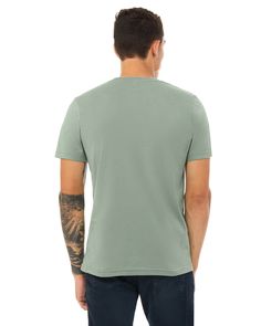 Unisex Heather CVC T-Shirt - HEATHER SAGE - 3XL | Bella + Canvas Heather CVC T-Shirt in Sage Size 3XL | Ringspun Cotton B, BC Casual Tri-blend Crew Neck T-shirt, Green Soft-washed Everyday T-shirt, Green Crew Neck Shirt, Soft-washed Green Cotton T-shirt, Green Soft-washed Crew Neck Top, Heather Storm, Heather Brown, Heather Green, Columbia Blue