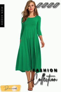 Casual Long Sleeve Pockets Casualdress Everyday Dresses Casual, Plus Size Casual, Women's Fashion Dresses, Occasion Dresses, Customer Support, Casual Dress, Casual Dresses, Fashion Dresses, Fast Delivery