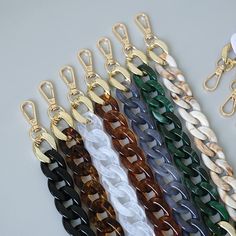 Hello! Welcome to CrafthardwareFinding:) Before buying, I want to let you know that because this is a plastic chain, it can only be used for small bags or decorative bags. The list picture of the chain on the bag is just for display. Please Be Careful not to drop it or bump it, it is very brittle and very, very easy to break.thank u Quantity: 1pcs / pack Note: 1. Colors may vary slightly from picture due to computer monitor and photo lighting. 2. if you need more, pls covo me.:) 3. Default shipp Bump It, Acrylic Bag, Chain Purse, Chain Strap Bag, Gold Bag, Bag Chain, Purse Strap, Handbag Straps, Photo Lighting