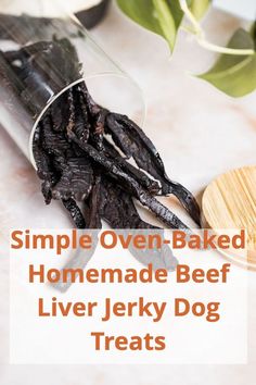 an image of homemade beef livers with text overlay