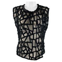 IRO OLPEN sleeveless casual top comes in a black mesh material featuring an abstract texture. Excellent Pre-Owned Condition. Marked: 38 Measurements: Shoulder: 18 inches Bust: 44 inches Length: 22 inches Reference: 125976 Category: Casual Top More Details Brand: IRO Gender: Female Size: M Color: Black Pattern: Mesh Style: Sleeveless Age Group: Adult Abstract Texture, Mesh Material, Casual Top, Black Mesh, Black Pattern, Top Casual, Casual Tops, Gender Female, Tunic Tops