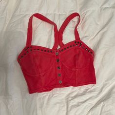 Nollie Size Small From Pacsun. Never Worn, Like New. Red Summer Crop Top, Red Cotton Beach Crop Top, Red Cotton Crop Top For Beach, Red Fitted Summer Crop Top, Red Crop Top For Summer Festivals, Trendy Red Crop Top For Vacation, Trendy Red Crop Top For Day Out, Red Summer Crop Top For Day Out, Summer Red Crop Top For Day Out