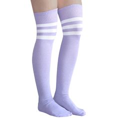 Nwt - Muted Pastel Lilac, These Purple Thigh High Socks Are Soft Against Your Skin. Made In Usa Size: Women's 7-11 Material: 80% Cotton, 20% Nylon & Elastic Length: 32” - 34” Before Stretched Cheap Solid Color Thigh High Stockings, Casual Thigh High Cotton Socks, Casual Cotton Thigh High Socks, White Over-the-knee Casual Leg Warmers, Casual White Over The Knee Leg Warmers, Casual White Over-the-knee Leg Warmers, White Thigh High Casual Stockings, White Knee-high Casual Stockings, White Casual Knee-high Stockings