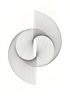 a drawing of a circular object with lines in the shape of a rectangle, on a white background