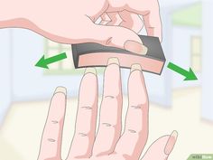 How to File Squoval Nails: 10 Steps (with Pictures) - wikiHow Sunflower Nails, Etiquette And Manners, Nail Oil, Nail Strengthener, Oval Nails