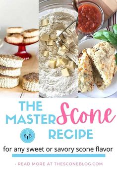 Having a master scone recipe allows you to make any flavor variation when it comes to creating sweet or savory yummy treats! Create perfect scones that are fluffy, flakey, and soft every time. Turkey Recipe Thanksgiving, Soft Scones, Sweet Scones Recipe, Irish Scones Recipe, Snacks Board, Sweet Scones, Basic Scones, Blueberry Lemon Scones