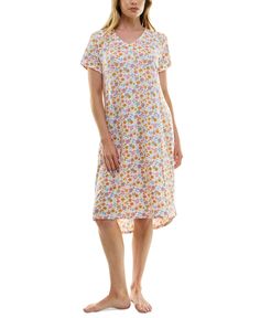 in stock Spring Daywear V-neck Split Neck Dress, Short Sleeve Floral Print Dress For Loungewear, Multicolor Short Sleeve V-neck Dress, Spring Cotton V-neck Dress With Short Sleeves, Casual V-neck Floral Print Short Sleeve Dress, Short Sleeve Cotton V-neck Dress For Spring, Floral Print V-neck Loungewear Dress, V-neck Floral Print Dress For Loungewear, Floral Print V-neck Dress For Daywear