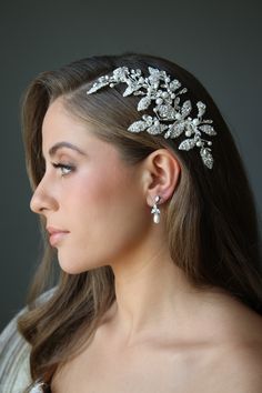 Bridal Hairclip Headpiece | EDEN LUXE Bridal Crystal Hair Clips, Beautiful Tiaras, Lady Mary, Diamond Tiara, Gown Photos, Princess Madeleine, Real Jewelry, Bridal Show, Pretty Packaging