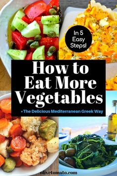 how to eat more vegetables in 5 easy steps