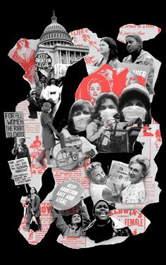 Opinion | Women Have Always Had Abortions - The New York Times Civil Rights Collage Art, Women's Rights Graphic Design, Project Border, Nonprofit Design, History Poster, Art Alevel, Collage Poster, Propaganda Posters, Magazine Art