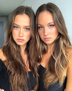 Isabelle & Olivia Mathers Olivia Mathers, Glow Skin, Brunette Hair, Beautiful Eyes, Green Eyes, Blue Eyes, Long Hair, Influencer