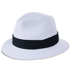 Fedora Hats with Grosgrain Band, 2.15 inch brim, Awesome for casual and formal outings. Panama Hats, Straw Hats. Classic White Summer Top Hat, Classic Fedora Sun Hat, Adjustable Solid Color Panama Hat For Kentucky Derby, Adjustable Solid Panama Hat For Kentucky Derby, Classic Bucket Hat With Short Brim For Vacation, Classic Solid Straw Hat With Short Brim, Classic Solid Color Sun Hat With Curved Brim, Classic Adjustable Straw Bucket Hat, Classic Panama Bucket Hat For Spring