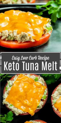 easy low carb recipe keto tuna melt