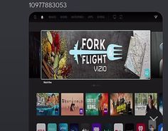 an image of the fork flight video app