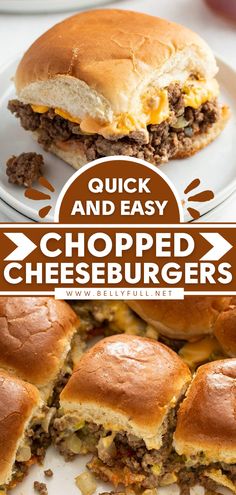 Chopped Cheeseburgers (Maid Rite Copycat) Chopped Hamburger Recipes, Chopped Cheese Burgers, Hamburger Meat Sandwich Recipes, Chopped Burger Sandwich, Ground Beef Sandwich Ideas, Ground Beef Recipes For Dinner Sandwich, Chopped Burger Recipes, Chopped Beef Sandwich, Chopped Burgers