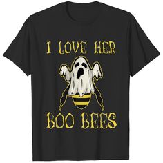 Boo Bees  Shirt Boo Bees Shirt Halloween Couple I Love Her Matching Costume  130130 T-shirts Matching Costume, Boo Bees, Halloween Couple, Matching Costumes, Man Stuff, Couple Halloween, I Love Her, Love Her, The United States