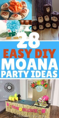 an image of easy diy moan party ideas