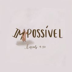 a woman standing in front of a white background with the words impossivel