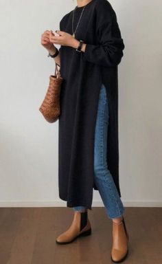 Sukienki Maksi, Modest Fashion Outfits, Fashion Mode, Casual Style Outfits, Winter Fashion Outfits, Modest Outfits, Stylish Dresses