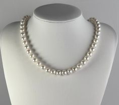 total length 45cm strong luster , round  surface clearness 9.5/10 Pearl White Single Strand Pearl Necklace, Single Strand Round Pearl Necklace, Beaded Necklaces, Favorite Jewelry, Necklace Etsy, Singapore, Beauty Book, Beaded Necklace, Jewelry Necklaces