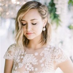 Wedding Sides, Wedding Hair Side, Short Straight Hair, Haircuts For Fine Hair, Trending Hairstyles, Wedding Hair And Makeup