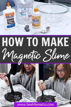 how to make magnetic slime for kids