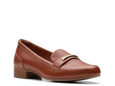 Clarks Juliet Aster Loafer - Free Shipping | DSW Elegant Slip-ons For Workwear In Fall, Elegant Fall Slip-ons For Work, Elegant Brown Slip-ons For Work, Elegant Fall Moccasins For Office, Elegant Office Moccasins For Fall, Elegant Flats For Work With Textured Sole, Elegant Brogue-detailed Flats For Business Casual, Elegant Brogue Detailed Flats For Business Casual, Elegant Workwear Flats With Textured Sole