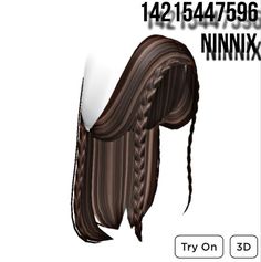 Roblox Clip Hair Codes, Brown Hair Berry Avenue Codes, Berry Avenue Brown Hair Codes, Brookhaven Codes Outfit, Brookhaven Codes Hair, Cute Simple Hairstyle, Brown Hair Roblox Id, Roblox Sets, Brookhaven Codes