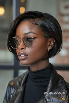 Black Women Bob Hairstyles, Women Bob Hairstyles, Bob Hairstyles For Black Women, Black Women Bob, Relaxed Hairstyles, Messy Bob Hairstyles, Corte Bob