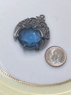 Antique Handcrafted Crescent Moon Lunula Pewter Pendant With Blue Czech Glass Faceted Rhinestone Gift Boxed. - Etsy Pewter Pendant, Crescent Moon, Crescent, Czech Glass, Gift Box, Moon, Pendant Necklace, Pendant, Glass