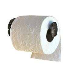 a roll of toilet paper on a white background