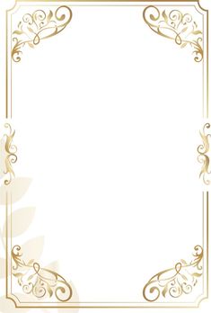 an ornate gold frame with leaves and scrolls on the edges is shown in this image