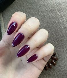 Is there any better way to usher in the new … Purple Wine Nails, Wine Purple Nails, Wine Almond Nails, Dark Purple Almond Nails, Nails Dark Purple, Dark Purple Nails, Character Customization, Hood Rat