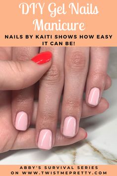 DIY Gel Nails Manicure at Home - Twist Me Pretty Nail Painting Tips, Wave Nails