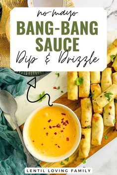 Bang bang sauce in a white bowl garnished with chili flakes. Sauce With Greek Yogurt, Smoked Salmon And Eggs, Bang Bang Sauce, Gluten Free Sauces, Party Appetizers, Sauteed Veggies, Quick Weeknight Dinners, Sweet Chili Sauce, Budget Friendly Recipes