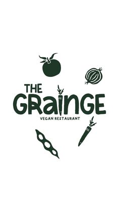 the logo for the orange vegan restaurant