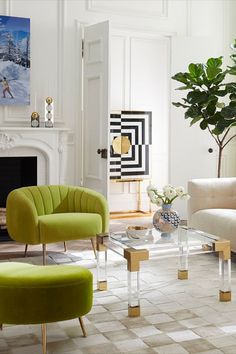 Jonathan Adler at 2Modern | Modern Furniture & Design Modern Furniture Design, Palm Beach Style, Bright Apartment, Art Deco Furniture, Jonathan Adler, Eames Lounge Chair, Furniture Design Modern, Mid Century Furniture, Latest Design