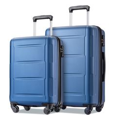 We have perfected our hard case luggage collections, with a 100% ABS material molded body coveted for its lightweight build that will take the heavy lifting out of your trip and make traveling a breeze. Featuring a horizontal stripe on the front facing portion, this design not only adds minimal style but also strength Decorative Trunks, Hard Case Luggage, Spinner Wheel, Lightweight Suitcase, Large Luggage, Lightweight Luggage, Storage Trunks, Hardside Luggage, Checked Luggage