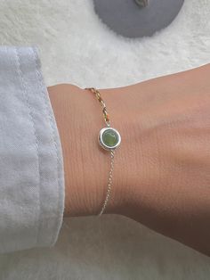 925 sterling silver natural Jade lucky bracelet. Half chain bracelet. Five colors thread bracelet. New year jewelry. Protection bracelet The circle Jade is the meaning of holding back peace and keep happiness. mean to bring fortune and avoid evil spirits. The natural Hetian jade can let your skin become smooth and good for your health. Material: 925 sterling silver Hetian Jade bracelet size:diameter 0.7cm Pendant Material: Hetian Jade WHAT IS 925 STERLING SILVER? Sterling Silver, on the other ha Elegant Metal Jewelry For May Birthstone, Hypoallergenic Green Jewelry For Weddings, Green Pearl Drop Jewelry As Gift, Green Pearl Drop Jewelry For Gifts, Elegant Nickel-free Green Jewelry, Delicate Green Dangle Jewelry, Elegant Dangle Birthstone Jewelry, Hypoallergenic Green Jewelry For Parties, Green Round Pearl Drop Jewelry