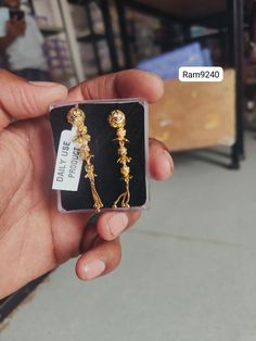 Ear Studs, Gold, Quick Saves