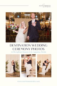 Discover the enchantment of a Lightner Museum wedding in sunny St. Augustine, Florida! 🌺 Suess Moments, your go-to New Jersey photography experts, have flawlessly documented this magical destination affair. From the Marriott Renaissance Downtown bride's prep to the mesmerizing July ceremony, every aspect is radiant. Head to SuessMoment's blog for an in-depth look at this unforgettable wedding and invaluable insights for planning your own big day. 👰 Wedding Couple Photoshoot, Museum Wedding Photos, Lightner Museum, Destination Wedding Ceremony, Wedding Ceremony Photos, St Augustine Florida, New Jersey Wedding, Museum Wedding, Couple Photoshoot Poses