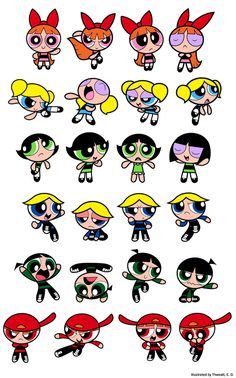 Powerpuff Kızları, Powerpuff Girls Cartoon, Powerpuff Girls Wallpaper, Rowdyruff Boys, Ppg And Rrb, The Powerpuff Girls, The Powerpuff, Puff Girl, Girls Cartoon